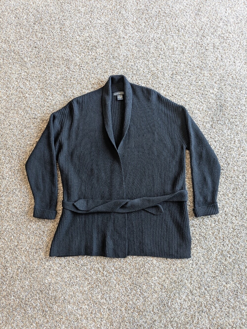 Banana Republic 100% Merino Wool Cardigan Sweater Black Size Small